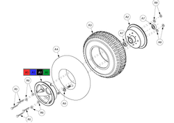 Pride Victory XL (SC270) - Wheel Front - Pneumatic