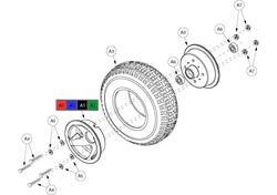 Pride Victory XL (SC270) - Wheel Front - Solid