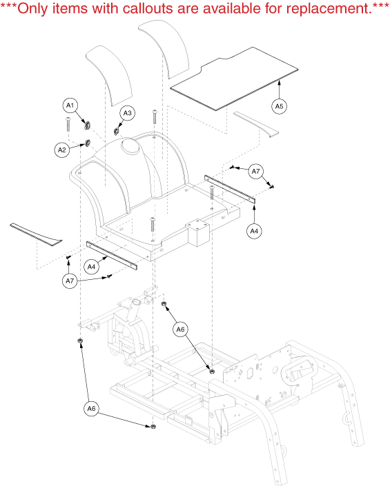 Pride Victory XL (SC2700) - Shroud Assemblies - Front