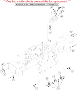 Pride Victory XL (SC2700) - Frame Components - Rear - S5233603001c10 And Prior