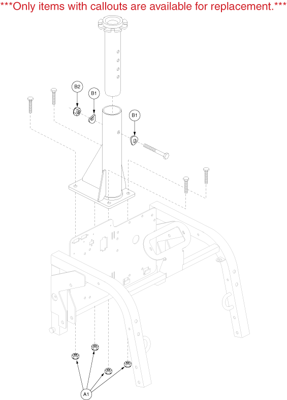 Pride Victory XL (SC2700) - Frame Components - Seat Post