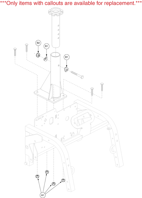 Pride Victory XL (SC2700) - Frame Components - Seat Post