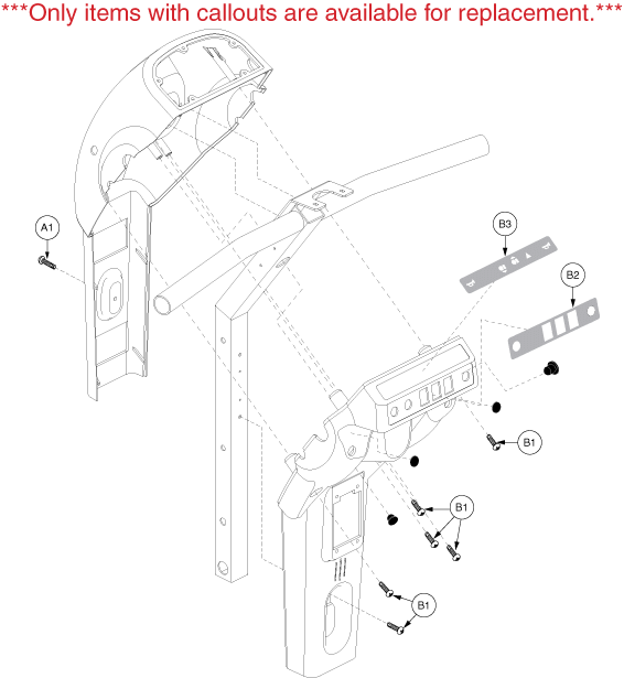 Pride Victory XL (SC2700) - Shroud Assemblies - Tiller