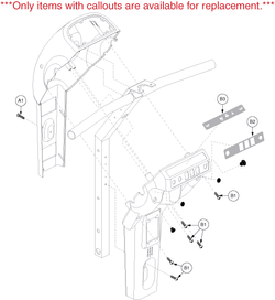 Pride Victory XL (SC2700) - Shroud Assemblies - Tiller