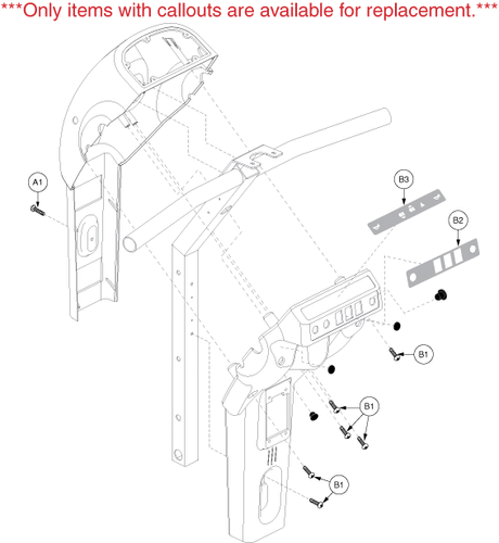 Pride Victory XL (SC2700) - Shroud Assemblies - Tiller