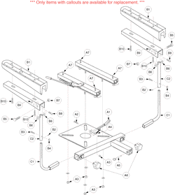 Pride Wrangler (PMV 600) - Seat Frame