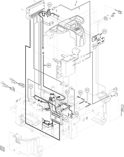 Jazzy 1101 - Electronic (Utility) Tray - Remote Plus - Elevate - Actr. Function Through Drive Ctrl.