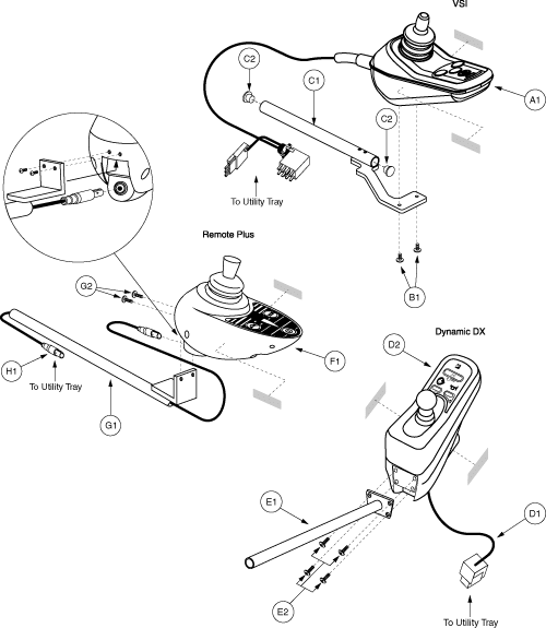 Jazzy 1101 - Joystick (Master Controls) - Joystick (Master Controls) - Drive Controls, Standard