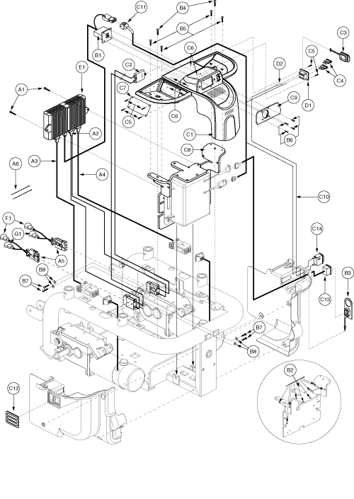 Jazzy 1101 - Electronic (Utility) Tray - Europa / G90