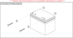 Jazzy 1101 - Batteries - Nf 22, Agm - Mk