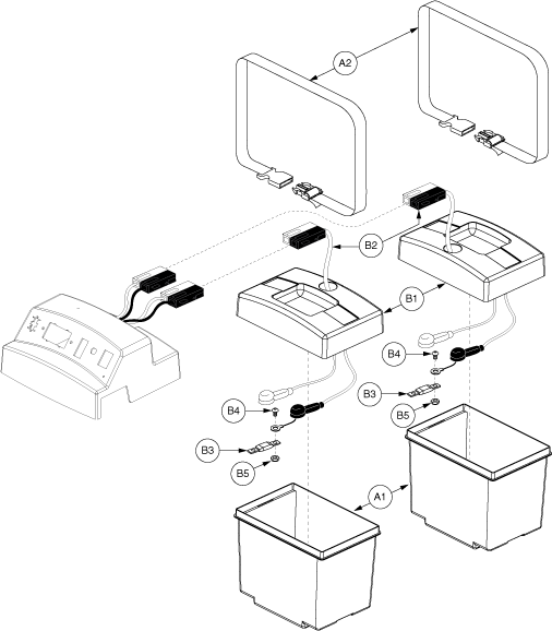 Jazzy 1113 ATS - Electronics / Battery Box - Battery Box