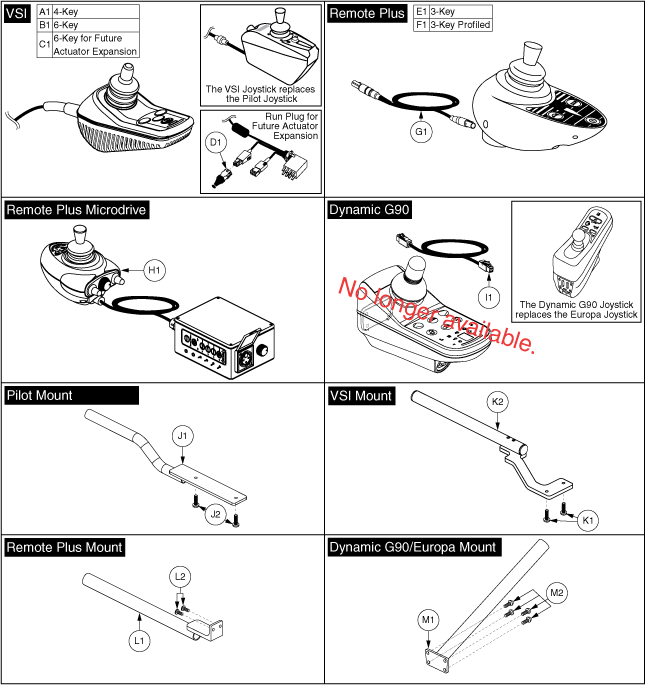 Jazzy 1113 ATS - Joystick (Master Controls) - Joystick (Master Controls) - Drive Controls, Standard