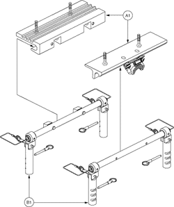 Jazzy 1113 ATS - Towers / Seat Mounts - Universal - Retro Fit Kit