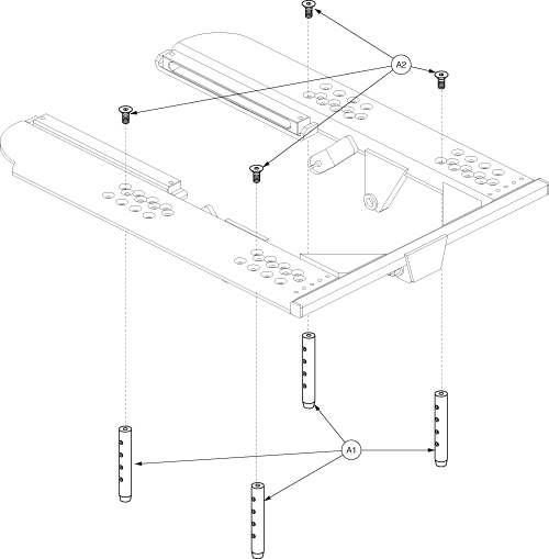 Jazzy 1113 ATS - Towers / Seat Mounts - Tilt - Tb1 Tilt