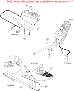 Jazzy 1120 - Joystick (Master Controls) - Joystick (Master Controls) - Drive Controls, Standard