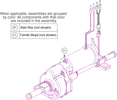 Go-Go LX54 (S54LX) - Drive Assembly