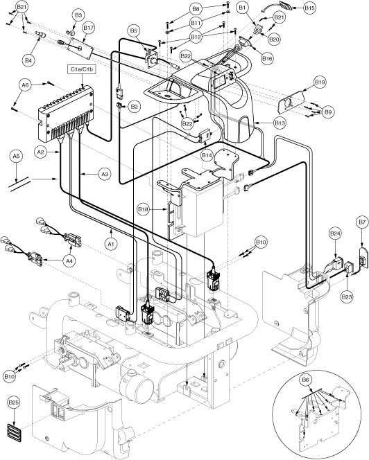 Jazzy 1121 HD - Electronics Tray / Modules - Remote Plus - Tru- Balance Pwr. Positioning - Actr. Function Through Toggle Or Future Actr. Expansion