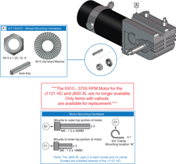 Jazzy 1121 HD - Motors / Freewheel - Motors - H D Package