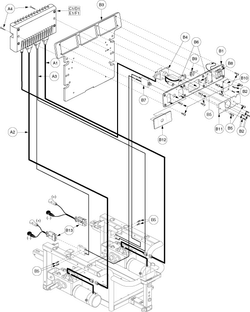 Jazzy 1122 - Electronics Tray / Modules - Remote Plus - No Power Seat Opt. - Units Manufactured W/ Off Board Chargers