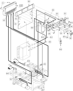 Jazzy 1122 - Electronics Tray / Modules - Remote Plus - No Power Seat Opt. - Units Manufactured W/ On Board Chargers