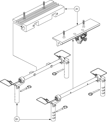 Jazzy 1122 - Seat Mounts / Interface - Universal Retrofit Kit