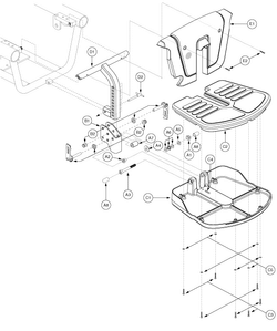 Jazzy 1143 Ultra - Footrest Platform - 9.55