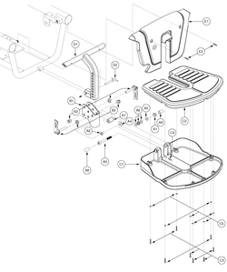 Jazzy 1143 Ultra - Footrest Platform - 11.62