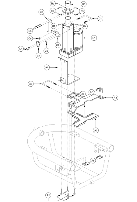 Jazzy 1143 Ultra - Towers / Mounts / Actuator - Actuator