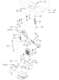 Jazzy 1143 Ultra - Anti -Tip / Freewheel Release