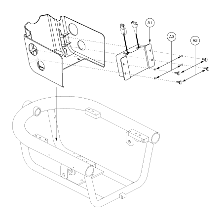 Jazzy 1143 Ultra - Battery Chargers - On Board - Belly Pan Mounted