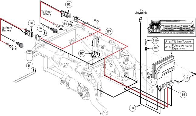 Jazzy 1450 - Electronics / Modules - Vr2 - Tru- Balance Pwr.Positioning - Actr. Function Through Toggle Or Future Actr. Expansion