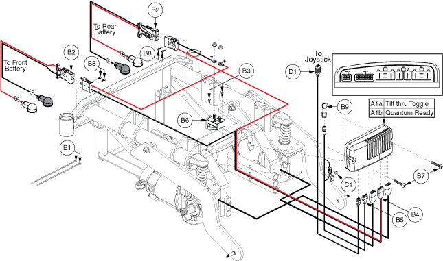 Jazzy 1450 - Electronics / Modules - Q- Logic - Tru- Balance Pwr.Positioning - Actr. Function Through Toggle Or Future Actr. Expansion