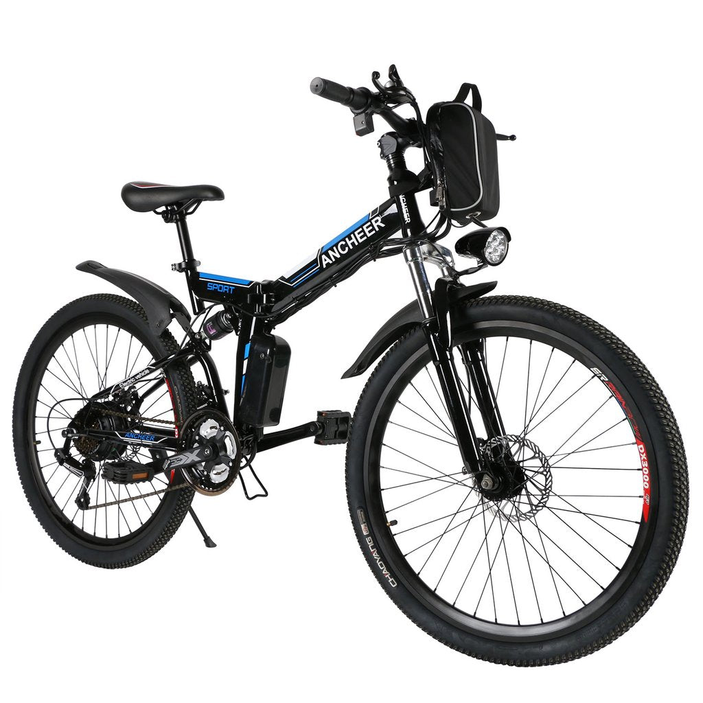 ANCHEER 26" 250W Folding Aluminum Alloy Electric Mountain Bike