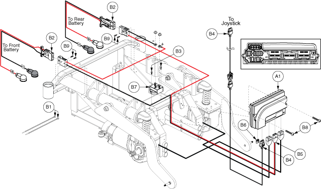 Jazzy 1450 - Electronics / Modules - Vr2 - No Power Seat