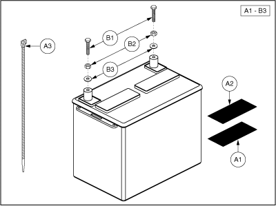 Jazzy 1450 - Batteries - Universal