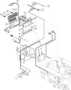 Jazzy 600 - Electronics / Modules - Vr2 - Tru- Balance Pwr. Positioning - Actr. Function Through Toggle, On Board Charger