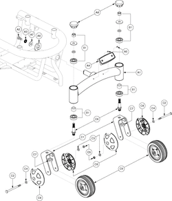 Jazzy 600 - Articulating Beam / Wheels