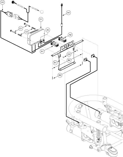 Jazzy 600 - Electronics / Modules - Ne - No Power Seat