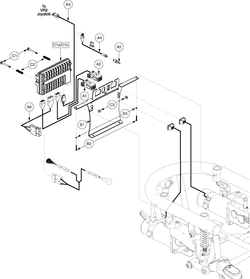 Jazzy 600 - Electronics / Modules - Vr2 - No Power Seat, Future Actr. Expansion - Off Board Charger