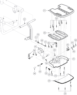 Jazzy 600 - Footrest Platform - Standard