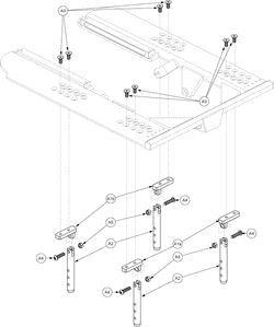 Jazzy 600 - Seat Mounts / Interface - Tru- Balance Pwr. Positioning - Tru- Balance 1 Pwr. Positioning