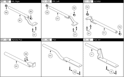 Jazzy 600 XL - Joystick (Master Controls) - Mounting Brackets - Inline - Pg Drives