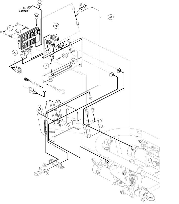 Jazzy 600 XL - Electronic (Utility) Tray - Vr2