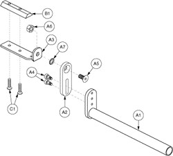 Jazzy 610 - Joystick (Master Controls) - Mounting Brackets - Multi -Axis - Flight