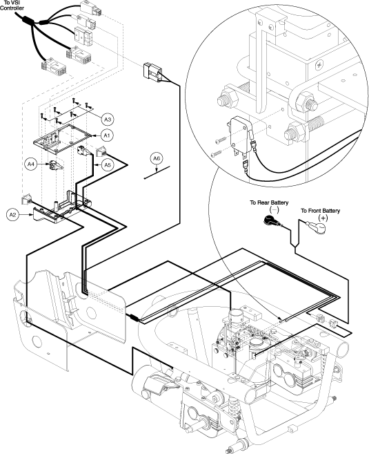 Jazzy 610 - Electronic (Utility) Tray - Vsi - Elevate - Off Board Charger