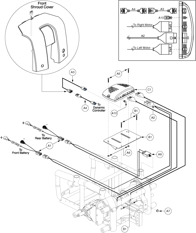 Jazzy 614 HD - Electronics / Module