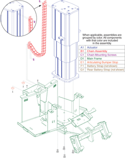 Jazzy Air - Main Frame / Actuator