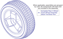 Go-Go Sport 4-Wheel (S74) - Wheel Assemblies - Rear