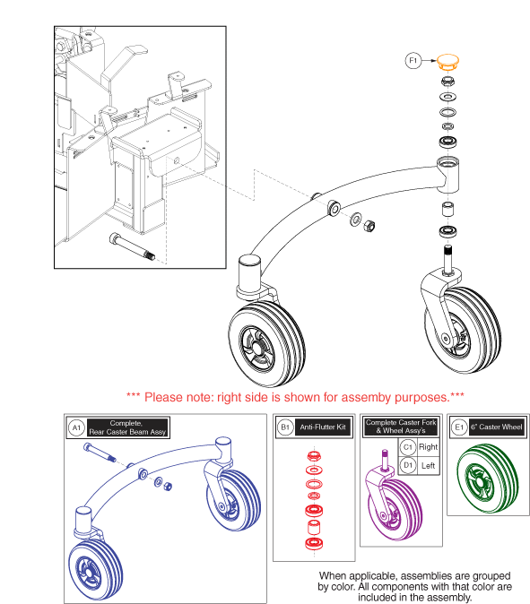 Jazzy Air 2 - Articulating Beam / Wheels