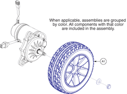 Jazzy Elite ES Portable - Drive Wheel